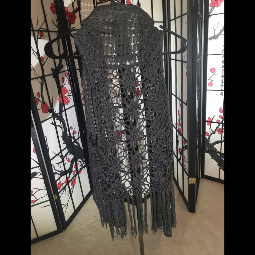 Fringed vest